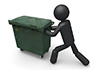 Garbage collection-pictograms | person illustrations | free