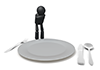 Thinking about cooking-pictograms | person illustrations | free