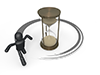 Time is money | Time is important | Time passes quickly --Pictogram | Person illustration | Free