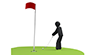 Putter / Golf-Sports Pictogram Free Material