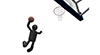 Dunk Shoot / Basketball-Sports Pictogram Free Material
