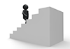 Stairway of Success at a Success-Pictogram | People Illustrations | Free