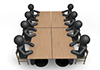 Strategy Meeting-Pictogram | Person Illustration | Free