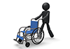 Wheelchairs-Pictograms | People Illustrations | Free