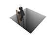 Climb the ladder | Successful escape | Lifestyle-Pictogram | Person illustration | Free