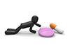 Drug Dependence | Treatment | Dangers-Pictograms | People Illustrations | Free