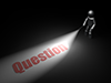 Answer questions | Illuminate with lights | Questions-Pictograms | People Illustrations | Free