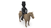 Horseback Riding / Riding-Sports Pictogram Free Material