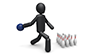 Throw a ball-Sports pictogram free material