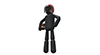 Player / American Football-Sports Pictogram Free Material