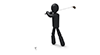 Golf-Sports Pictogram Free Material