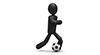 Receive Pass / Soccer-Sports Pictogram Free Material