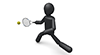 Tennis Player-Sports Pictogram Free Material