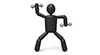 筋力トレーニング - スポーツ ピクトグラム 無料素材