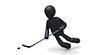 Ice Hockey-Sports Pictogram Free Material