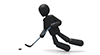 Match / Ice Hockey-Sports Pictogram Free Material