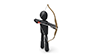 Archery-Sports Pictogram Free Material