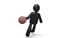 Basketball / Dribble-Sports Pictogram Free Material