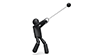 Hammer Thrower-Sports Pictogram Free Material